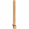 Ekena Millwork Eugene Smooth Timber Gable Bracket, Western Red Cedar, 72"W x 42"H x 3 1/2"D x 3 1/2"F, 14/12 Pitch GBW072X42X0404EUG00SWR - alternate 5
